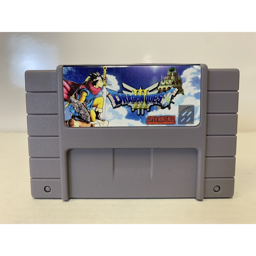 Dragon Quest III 3 SNES 16-Bit Rom Game Cartridge USA NTSC English